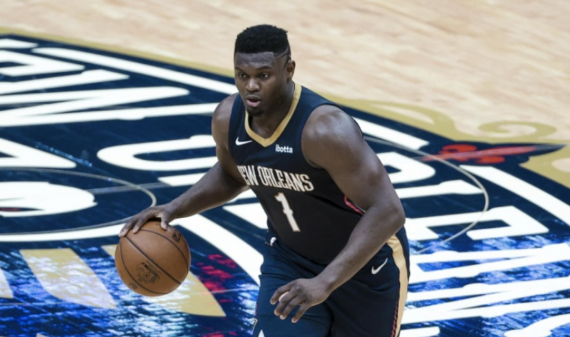  鹈鹕锡安威廉森暴扣连连压制对手